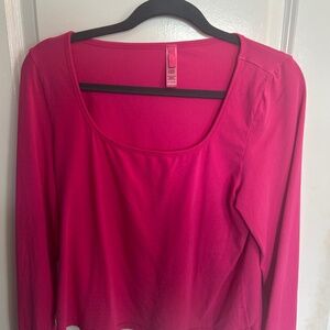 Skims Square Neck Stretchy L/S Top, XL